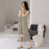 雀说带胸垫睡裙女士夏季无袖背心家居服夏款纯棉大码休闲连衣裙可外穿AL42001 商品缩略图3