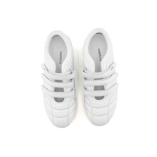 Westory2025年秋季平跟薄底运动鞋魔术贴休闲深口单鞋S2S25CM76421 商品图8