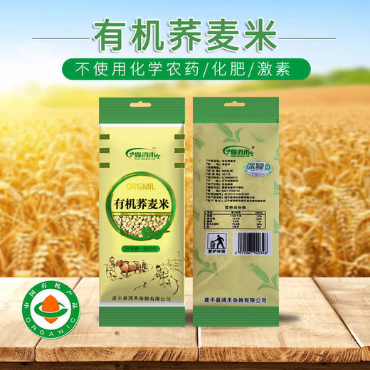 彩虹雨宝有机杂粮 有机荞麦米389g  满百包邮 商品图5
