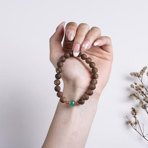 XY0492沉香+非洲翠手串 商品图6