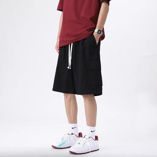 任选2件【59元秒杀价❗️美式男生休闲裤】经典款式设计，宽松版型简单易搭，遮肉显瘦不挑腿型，工装五分裤男潮流卡其色男款短裤L 商品图3