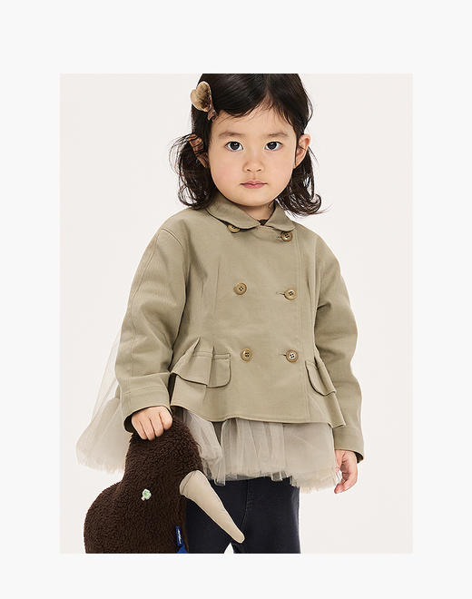 jnby   25年秋款  长款风衣  YP8911160 商品图4