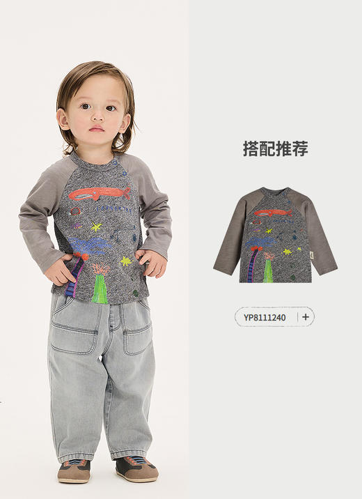 jnby  25年秋款  牛仔长裤 YP8E10660 商品图6