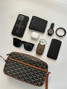 男女同款狗牙Goy* 雅家hobo老花相机包单肩斜挂