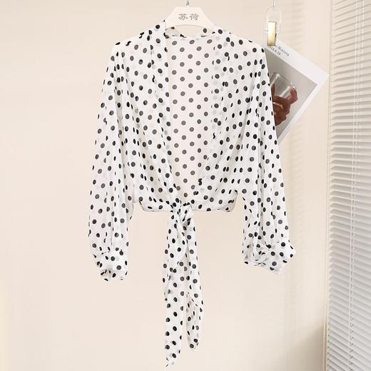 雀说 防晒披肩时尚印花宫廷袖时尚外披 商品图5