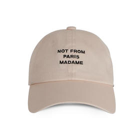Drole De Monsieur La Casquette Slogan 法式复古经典标语棒球帽