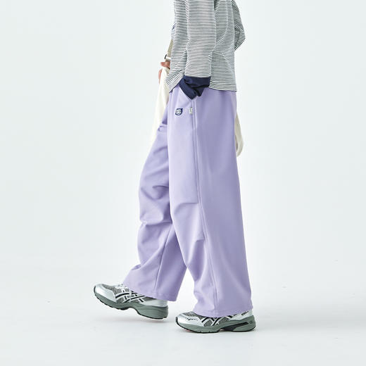 棵初2025年秋季新款亲子中大女童休闲工装裤防泼水经典美式阔腿裤 商品图2