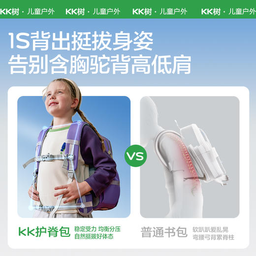 【KK树】拓界者双搭扣书包KQ25069 商品图5