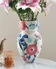 卡尔莫陶瓷手绘植物花卉不规则花瓶 商品缩略图2