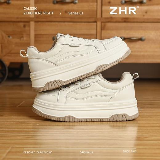 ZHR则则厚底增高小白鞋2025春新款轻便显瘦运动百搭休闲显高女鞋 商品图8