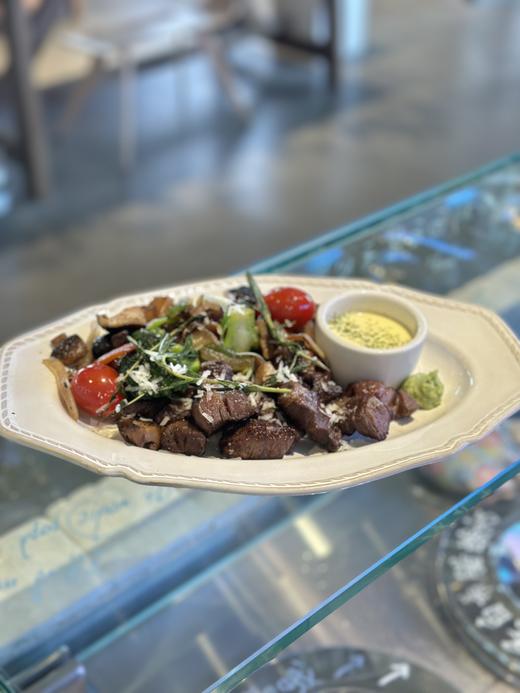 纯血澳洲安格斯牛肉粒迷迭香时蔬【搭配山葵&自制芝士酱】 商品图0