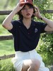 禾家同款苎麻天丝凉感刺绣小熊Polo衫 商品缩略图2