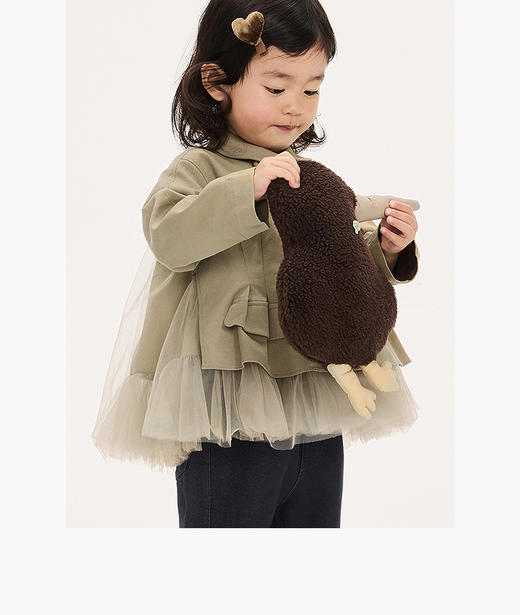 jnby   25年秋款  长款风衣  YP8911160 商品图5