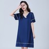 雀说睡衣大码女士夏季冰丝睡裙女夏天家居服AL260B 商品缩略图3