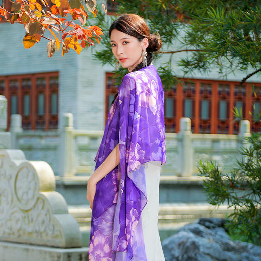 缤纷团锦民族风披肩 | 现货加急发 （250cm*45cm） 商品图3