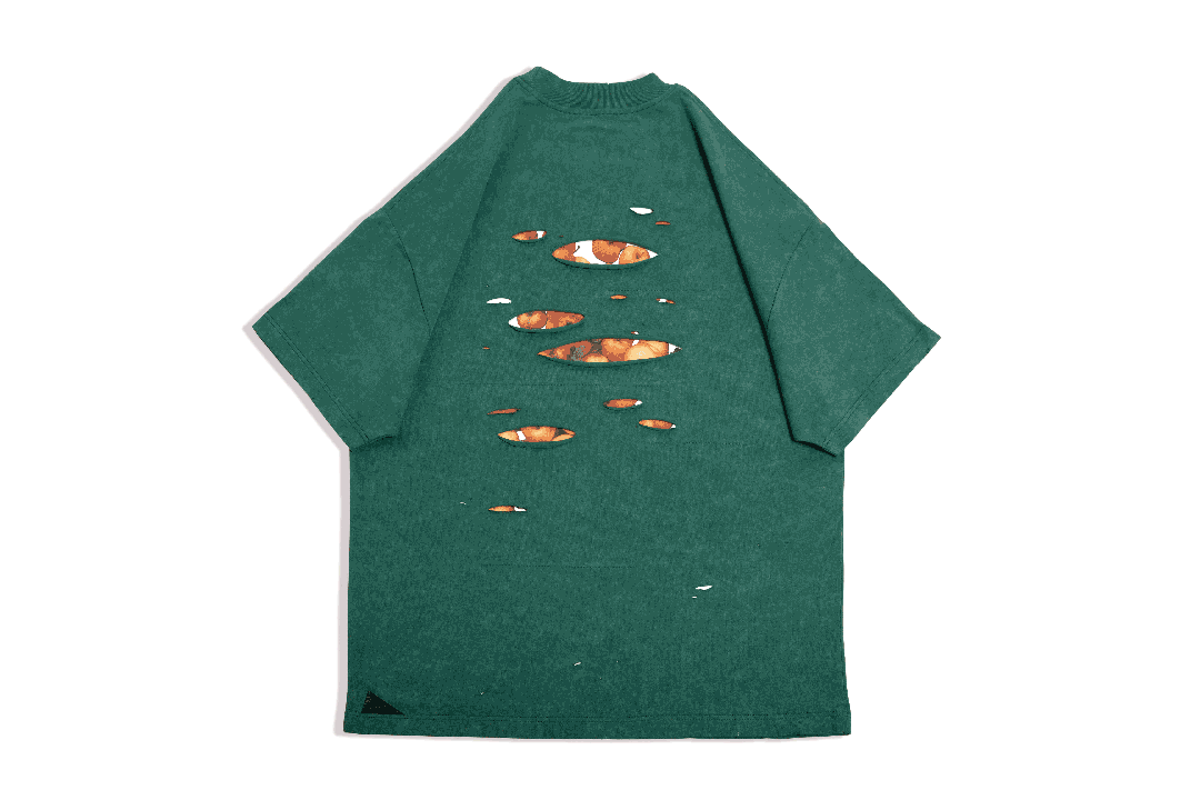 艺术家联名限量-【跳针x刘耀华】艺术T恤《创口呼吸》《暗格出逃》2025新款