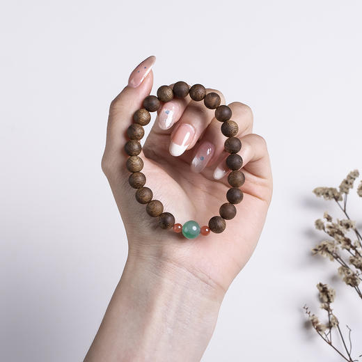 XY0492沉香+非洲翠手串 商品图7