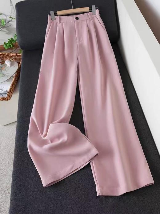七夕福利-NO退【超值特卖】粉色一粒扣西装裤-喜出 商品图1
