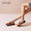 Dfuse迪芙斯2025秋季新款外穿拖鞋铆钉条带休闲勃肯鞋包头半拖女鞋DFD3110027 商品缩略图1