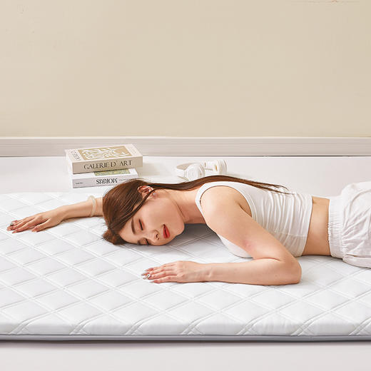 自然醒提花乳胶记忆棉学生床垫可折叠床褥垫睡觉打地铺租房专用家用垫背褥子LN 商品图11
