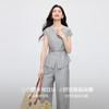 【专属特价】熙世界老钱风含亚麻套装女夏季高级感通勤气质上衣阔腿裤子两件套 商品缩略图1
