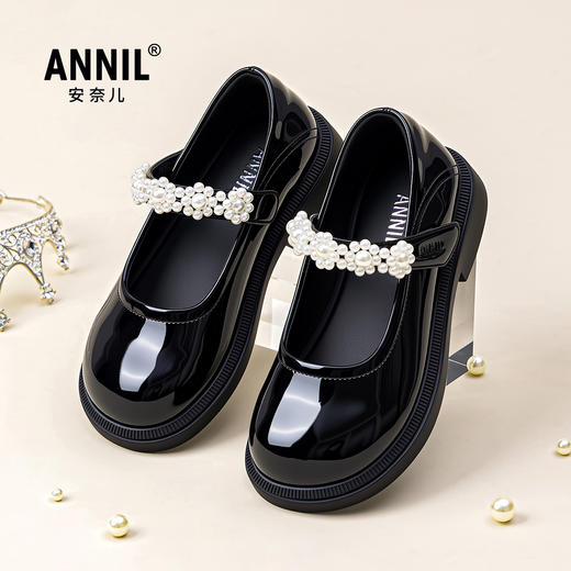 ANNIL/安奈儿女童春秋款软底单鞋HG5301501 商品图1