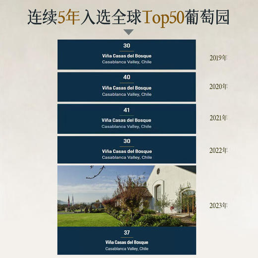 智利top8丨连续6年入选全球50大知名酒庄 智利原瓶进口 卡萨伯斯克酿酒师珍藏赤霞珠干红葡萄酒 14%vol 商品图5