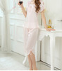 丁摩桑蚕丝家居服套女夏真丝睡衣两件套短袖AL2007A 商品缩略图6