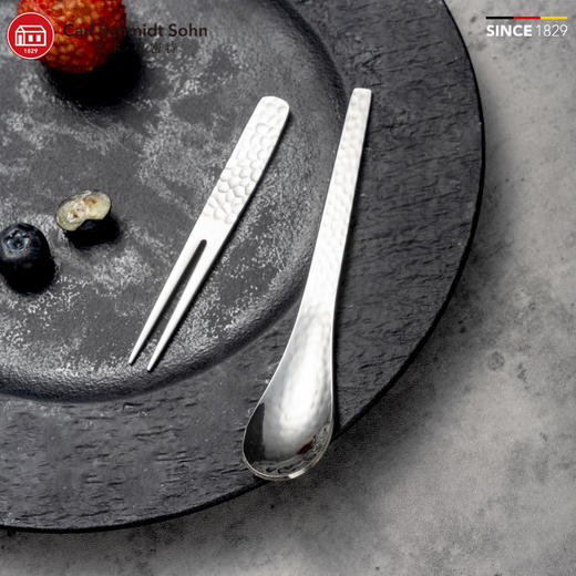 卡尔·史密特（CS）304不锈钢甜品叉勺|德国百年品牌！好看便携，轻巧也实用 商品图1