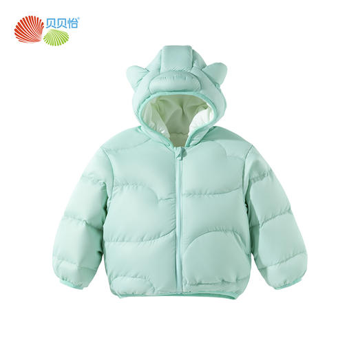贝贝怡男女童新品可爱羽绒服连帽外套轻易舒适保暖短款外套ZB4ES012 商品图6
