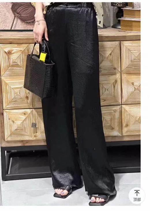 醋酸【MYBL】8829醋酸面料手抓纹休闲裤夏季凉凉裤-喜出 商品图0