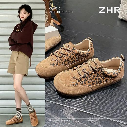 ZHR则则复古软底德训鞋女时尚平底运动休闲鞋2025春秋季爆款女鞋 商品图2