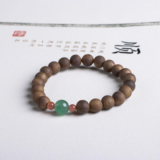 XY0492沉香+非洲翠手串 商品图2