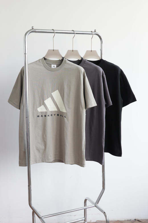 A.D BASKETBALL 复古宽松休闲短袖T恤 TX577 商品图4