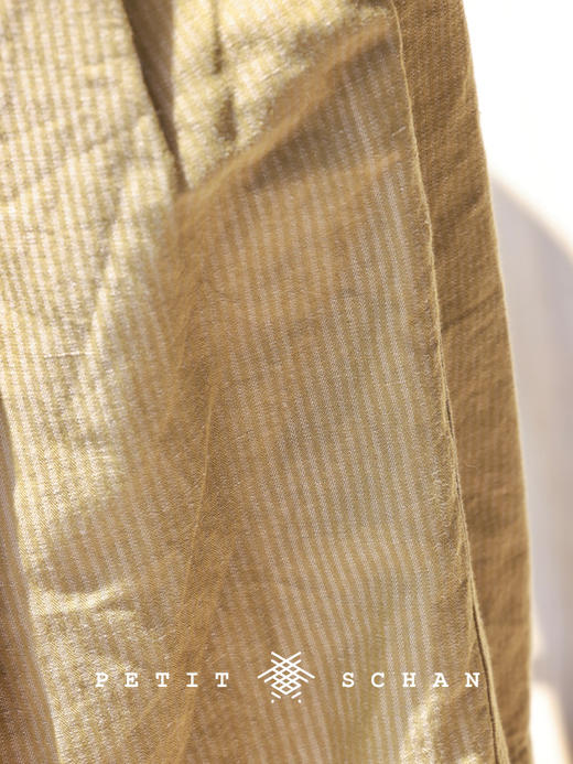 PETIT SCHAN小闪 CLO#876 soft power 软实力 一千零一夜系列色织亚麻棉短裤 商品图5