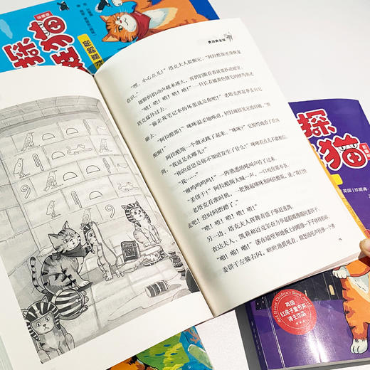 《神探虎斑猫》第一辑（全4册）：《智斗喜鹊帮》《王冠保卫战》《勇闯黄金城》《营救美人鱼》 商品图12