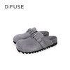 Dfuse迪芙斯2025秋季新款外穿拖鞋铆钉条带休闲勃肯鞋包头半拖女鞋DFD3110027 商品缩略图12