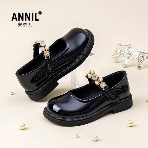 ANNIL/安奈儿春秋英伦演出软底女童公主鞋HG5301503 商品图4
