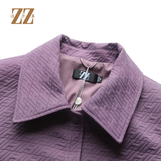 佐尔美经典纯色老钱风简约风衣外套上衣女E33FZ13 商品图3