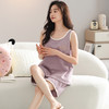 雀说睡衣女夏季无袖背心短裤两件套夏款纯棉家居服夏天可外穿ALF98012 商品缩略图2