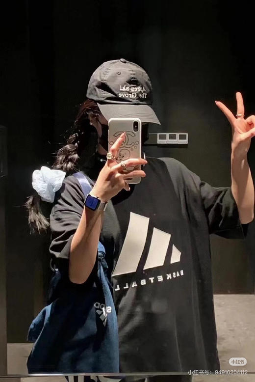 A.D BASKETBALL 复古宽松休闲短袖T恤 TX577 商品图2