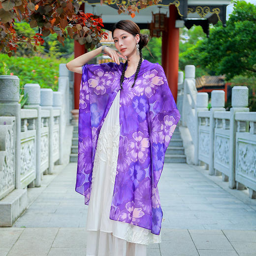 缤纷团锦民族风披肩 | 现货加急发 （250cm*45cm） 商品图1