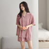 雀说柔软棉睡衣女士夏季薄款凉感纯棉短袖长裤新款夏天家居服套装AL4428 商品缩略图6