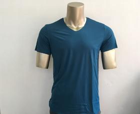 皮尔卡丹男士无痕V领短袖衫PB55216