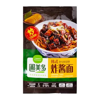圃美多韩式炸酱面2人份 664.6g/袋 早餐方便开学季 商品图2