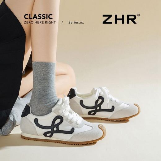 ZHR则则阿甘鞋女2025夏季透气休闲百搭运动鞋内增高小白鞋女 商品图4