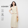 【07/30新品6.5折】熙世界气质通勤老钱风套装女2025夏季新款含亚麻马甲半身裙两件套 商品缩略图2