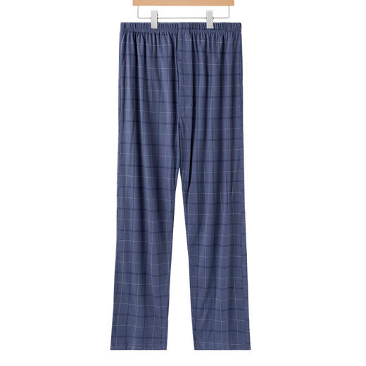 雀说 纯棉睡裤男春秋薄款全棉家居裤1673 商品图6