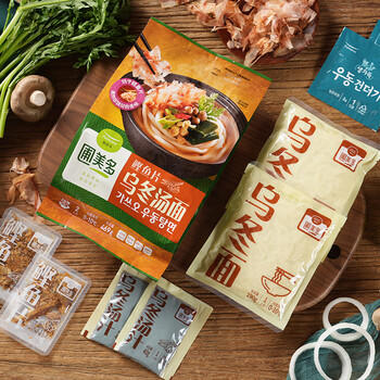 圃美多鲣鱼乌冬汤面2人份 469g  面条  早餐开学季 商品图4