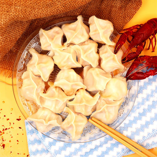 自营（月亮湾）-海鲜手工水饺 鲅鱼/海参/墨鱼/全家福/小龙虾速冻饺子 商品图14